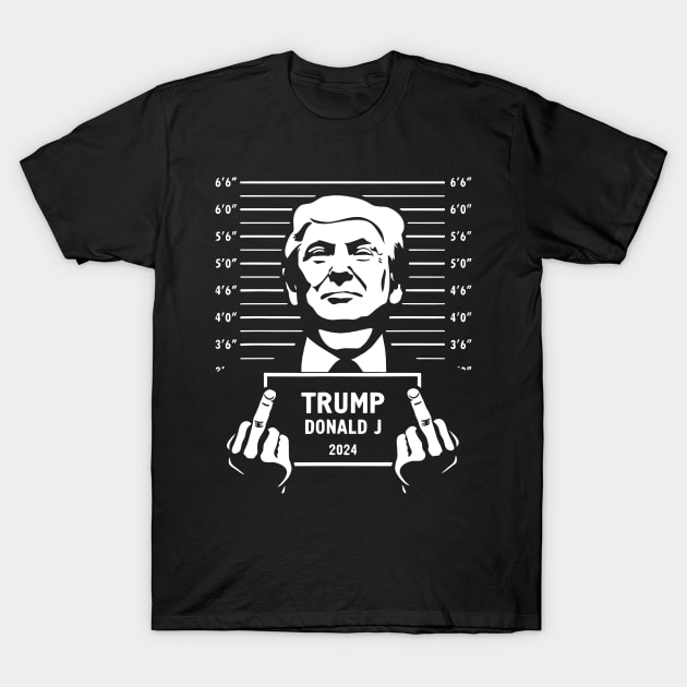 Donald Trump campaign mugshot T-Shirt by Equal Design